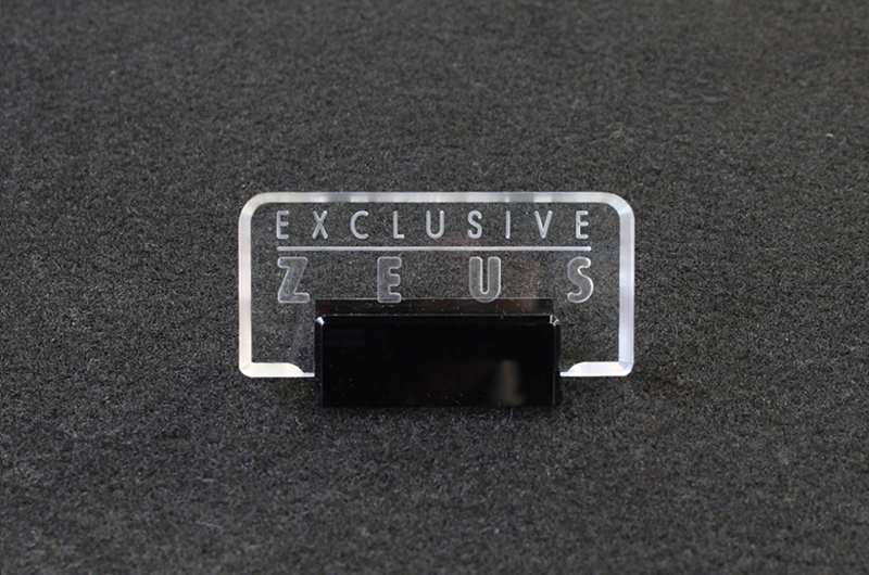 M'z SPEED | Acrylic Logo Plate - アクリル ロゴ プレート -